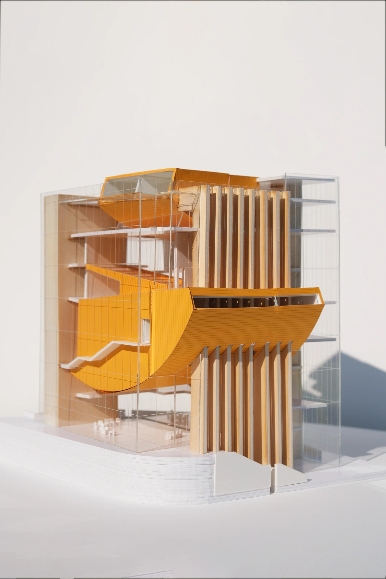 Hover Hall · Civic space between movement and pause