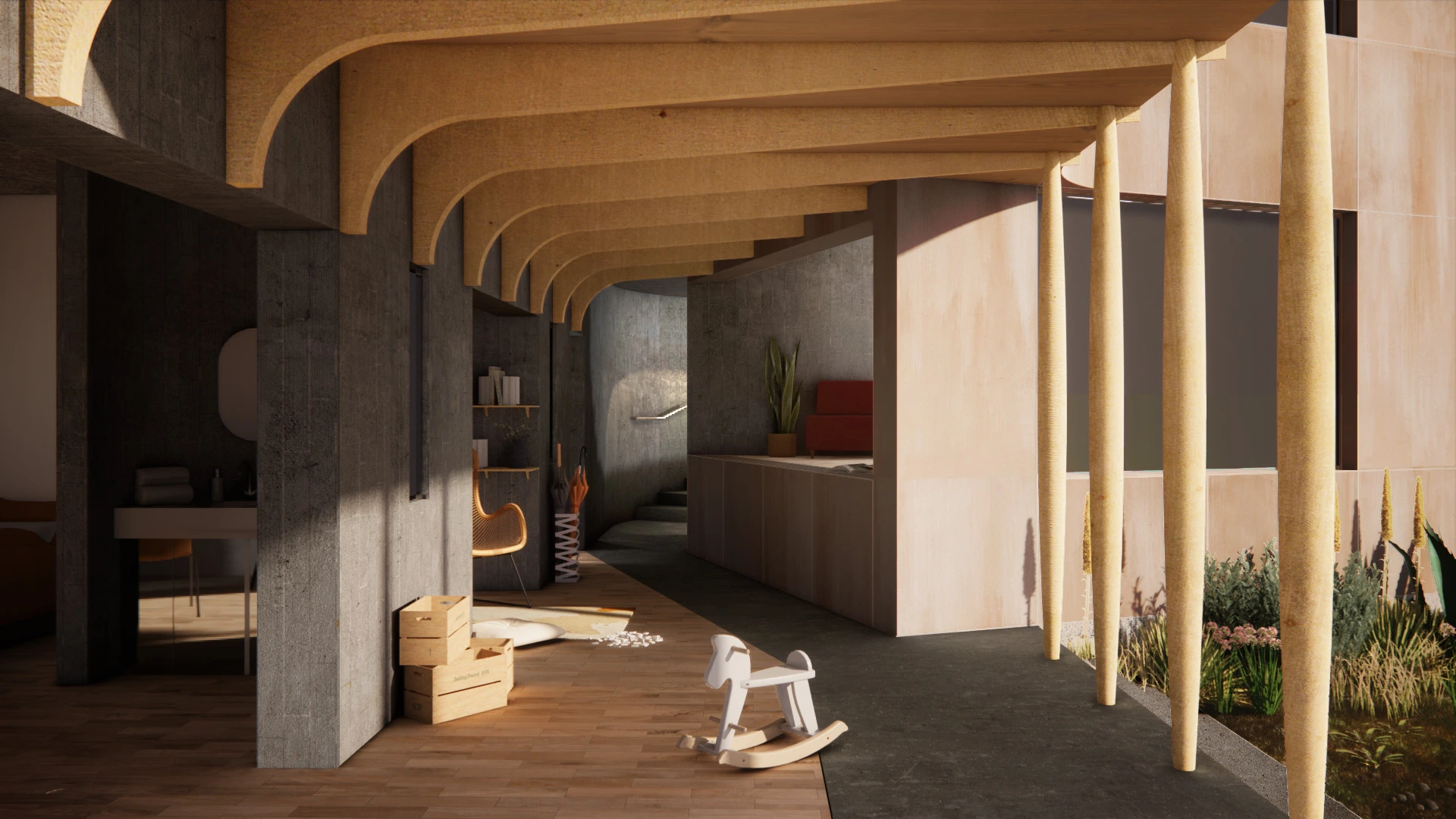 The porch as a shared domestic threshold