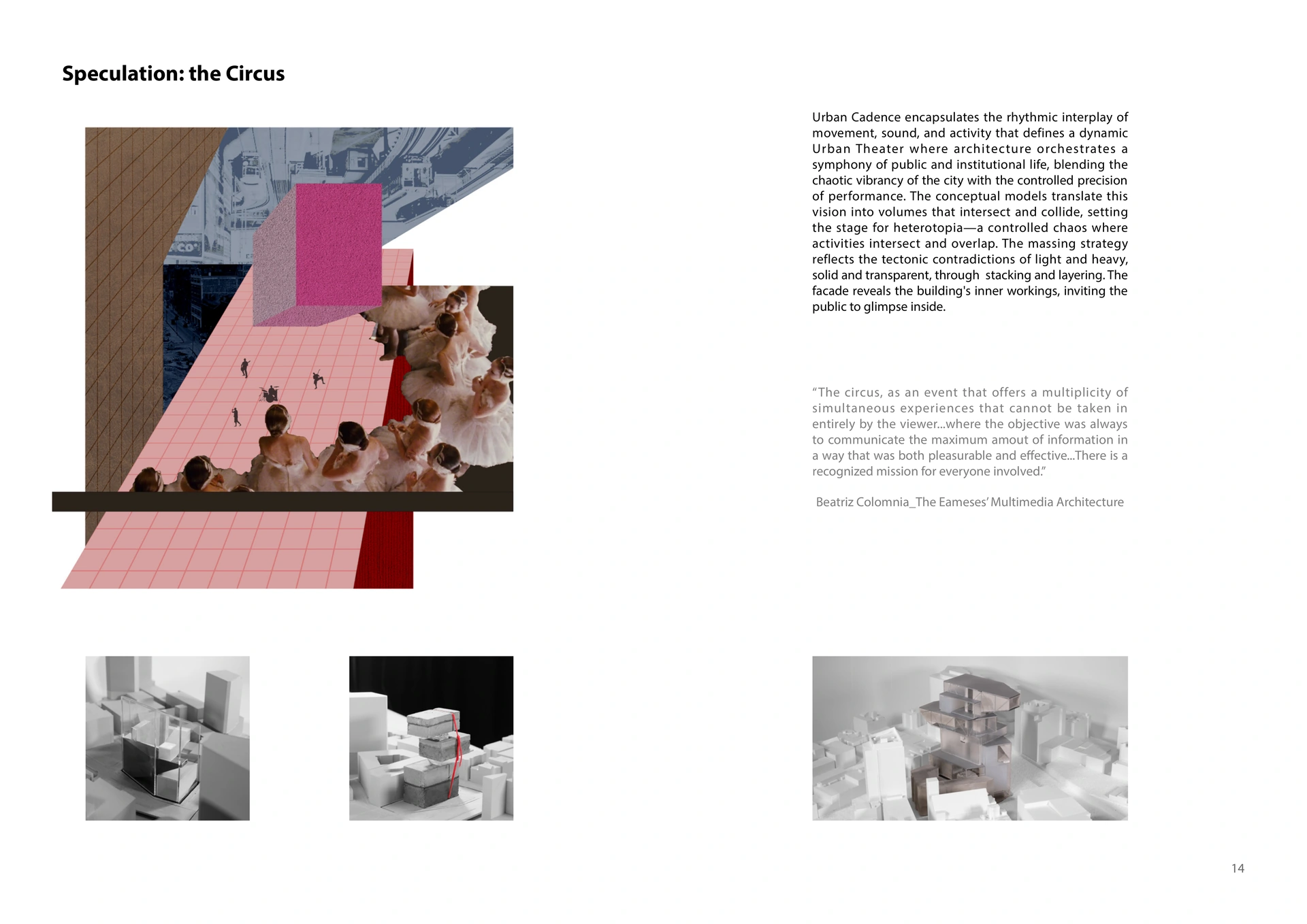 Urban Cadence · Portfolio page 14