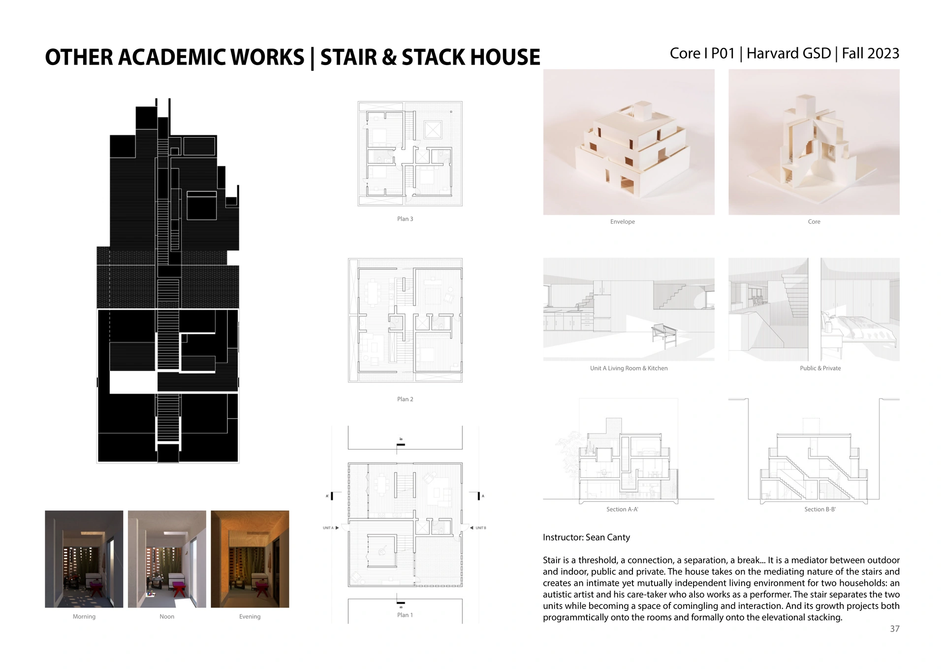 Stair & Stack House · Portfolio page 37